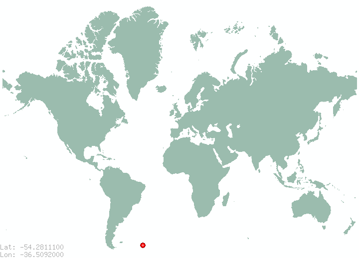 Grytviken in world map