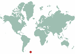 South Georgia and the South Sandwich Islands in world map